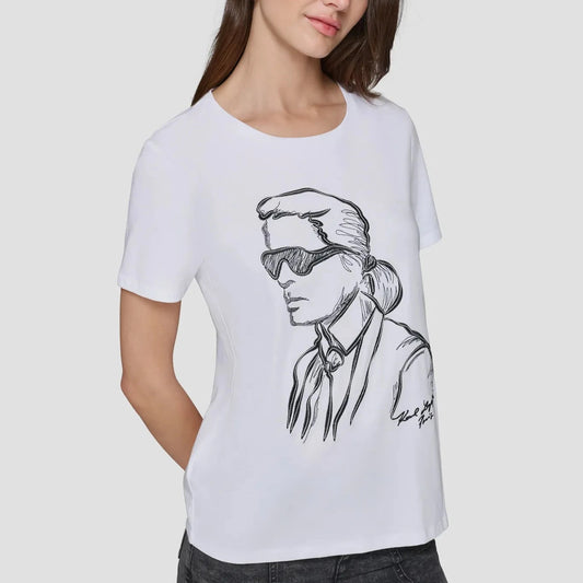 0813 Karl Lagerfeld կարճաթև բլուզ