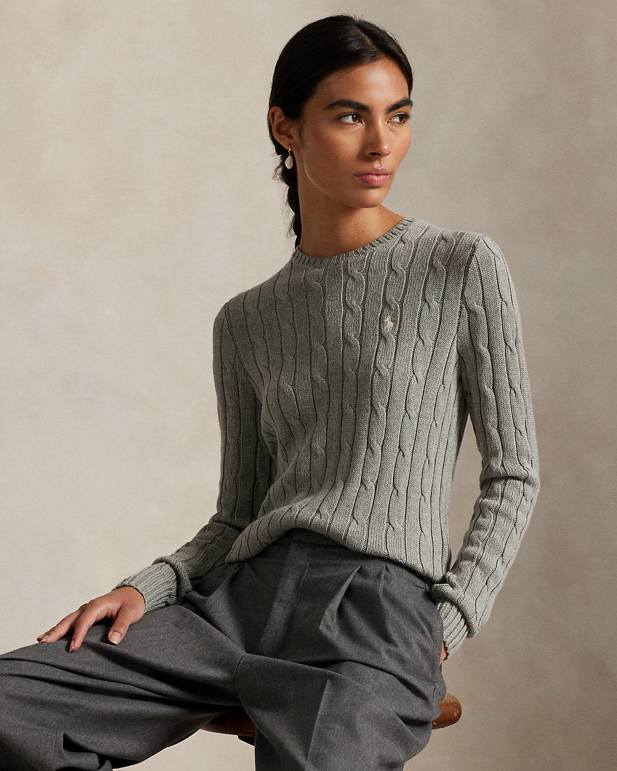 0286 Ralph Lauren գործվածքից բլուզ