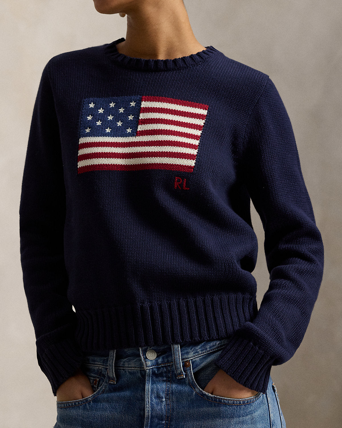 0469 Ralph Lauren գործվածքից բլուզ