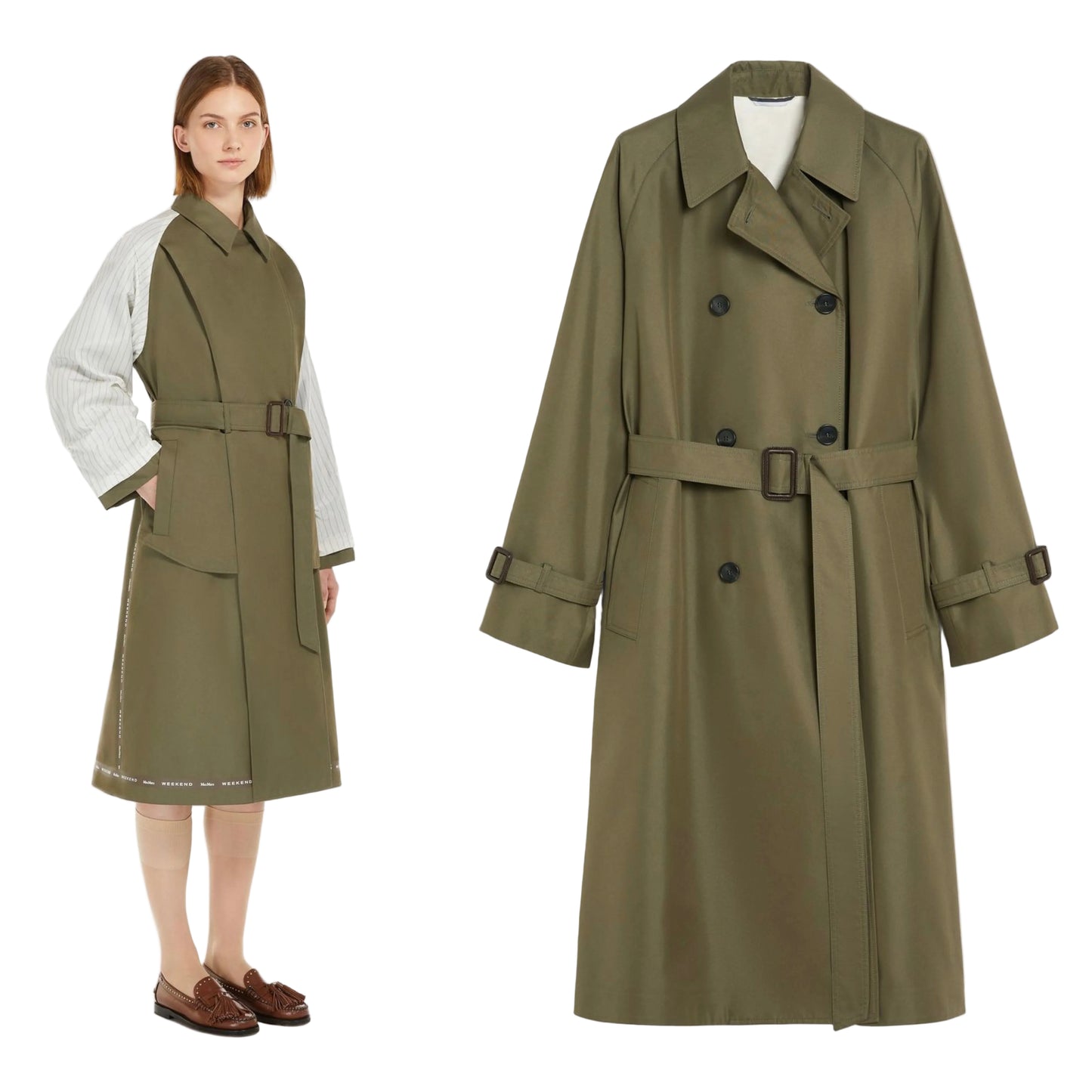 1204 MaxMara անձրևային վերարկու