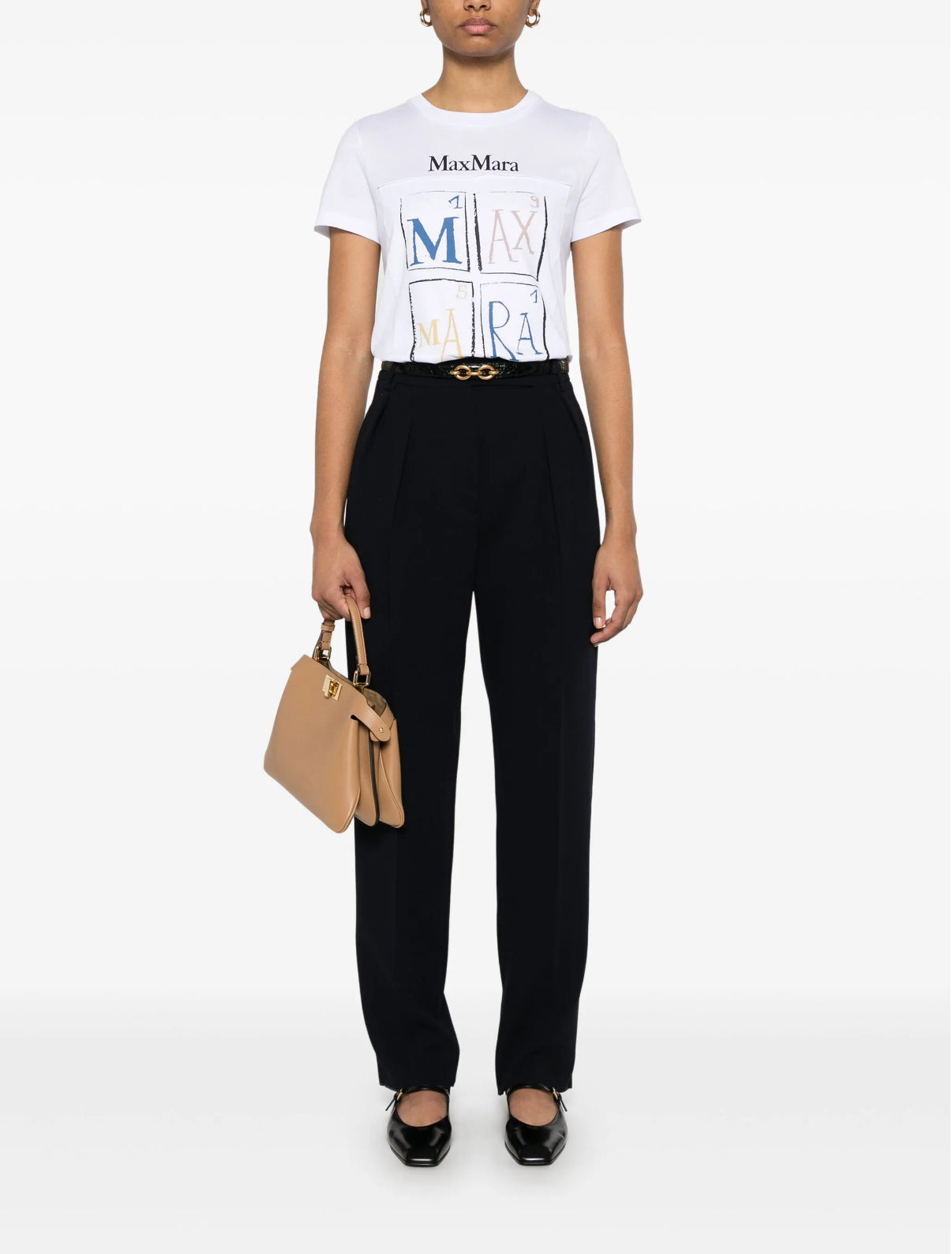 0862 MaxMara կարճաթև բլուզ