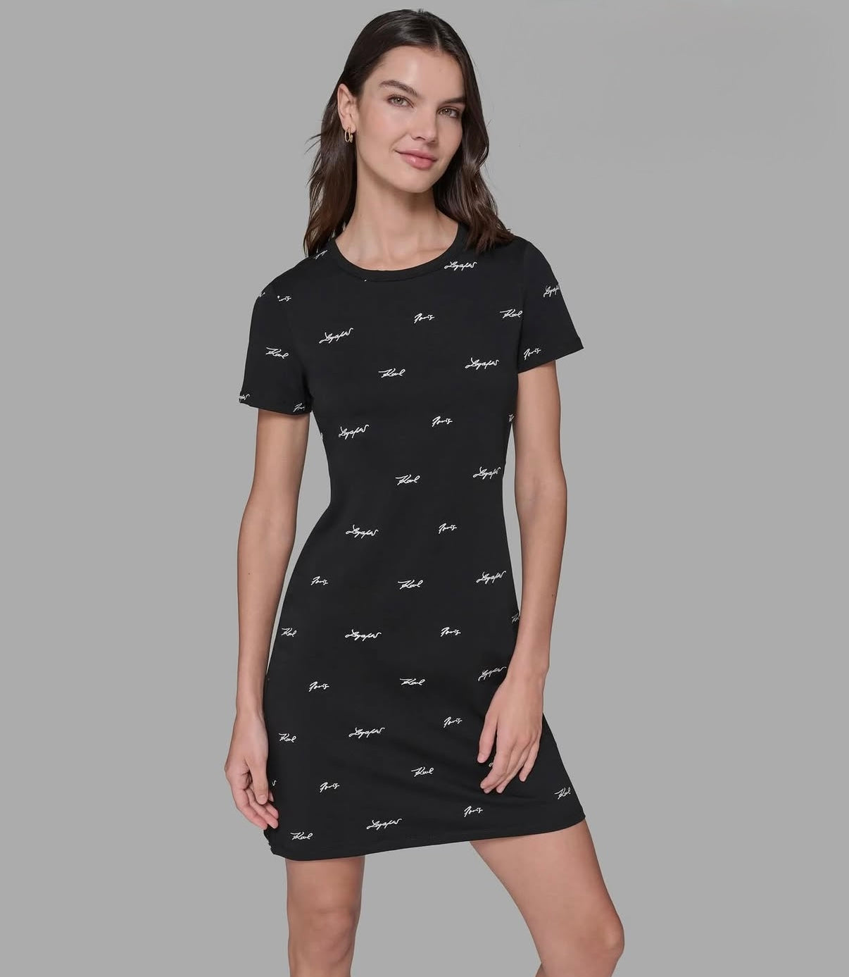 1055 Karl Lagerfeld կարճաթև զգեստ