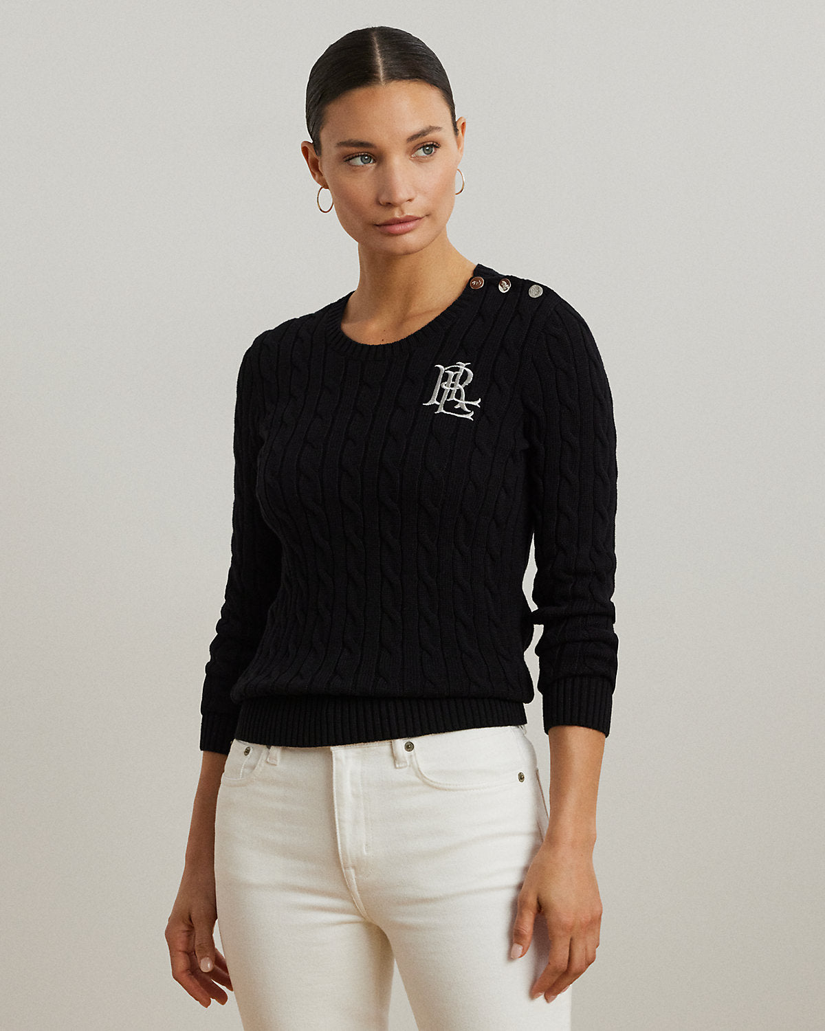 0236 Ralph Lauren գործվածքից բլուզ