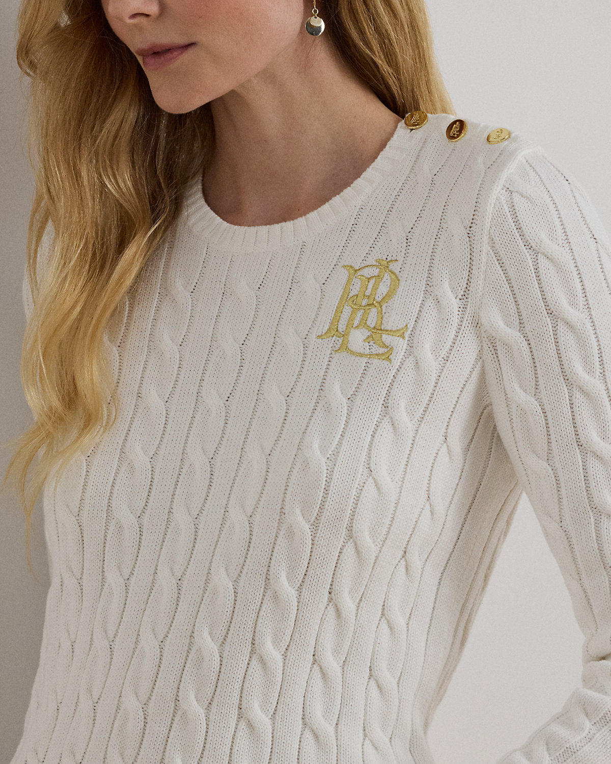 0236 Ralph Lauren գործվածքից բլուզ