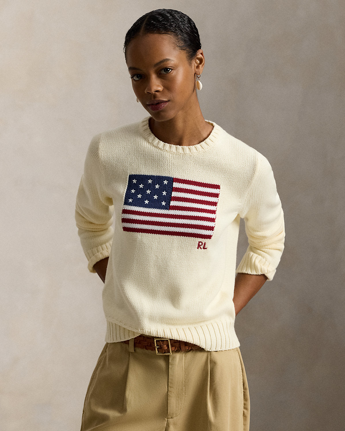0469 Ralph Lauren գործվածքից բլուզ