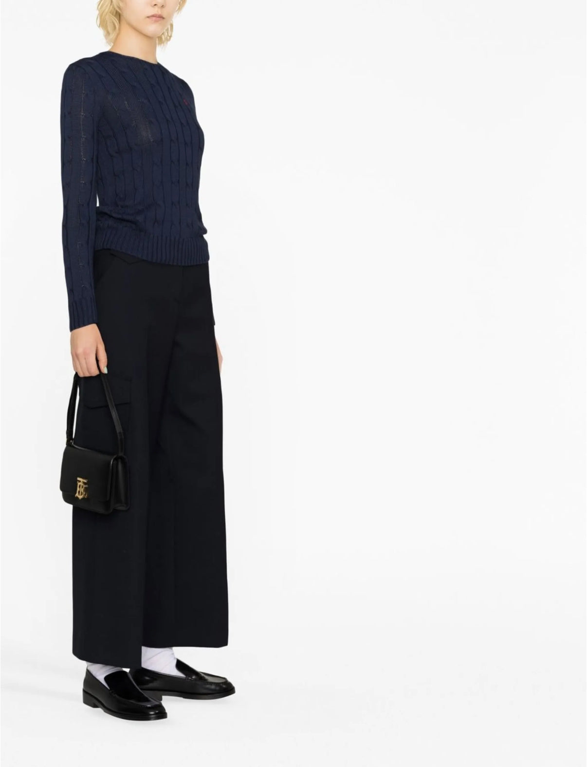 0286 Ralph Lauren գործվածքից բլուզ