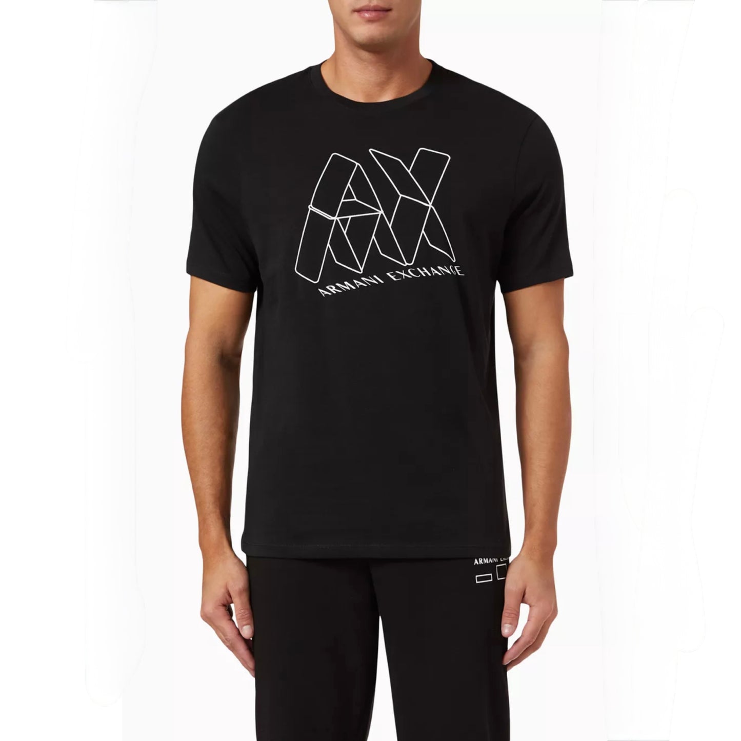 0125 Armani Exchange կարճաթև բլուզ