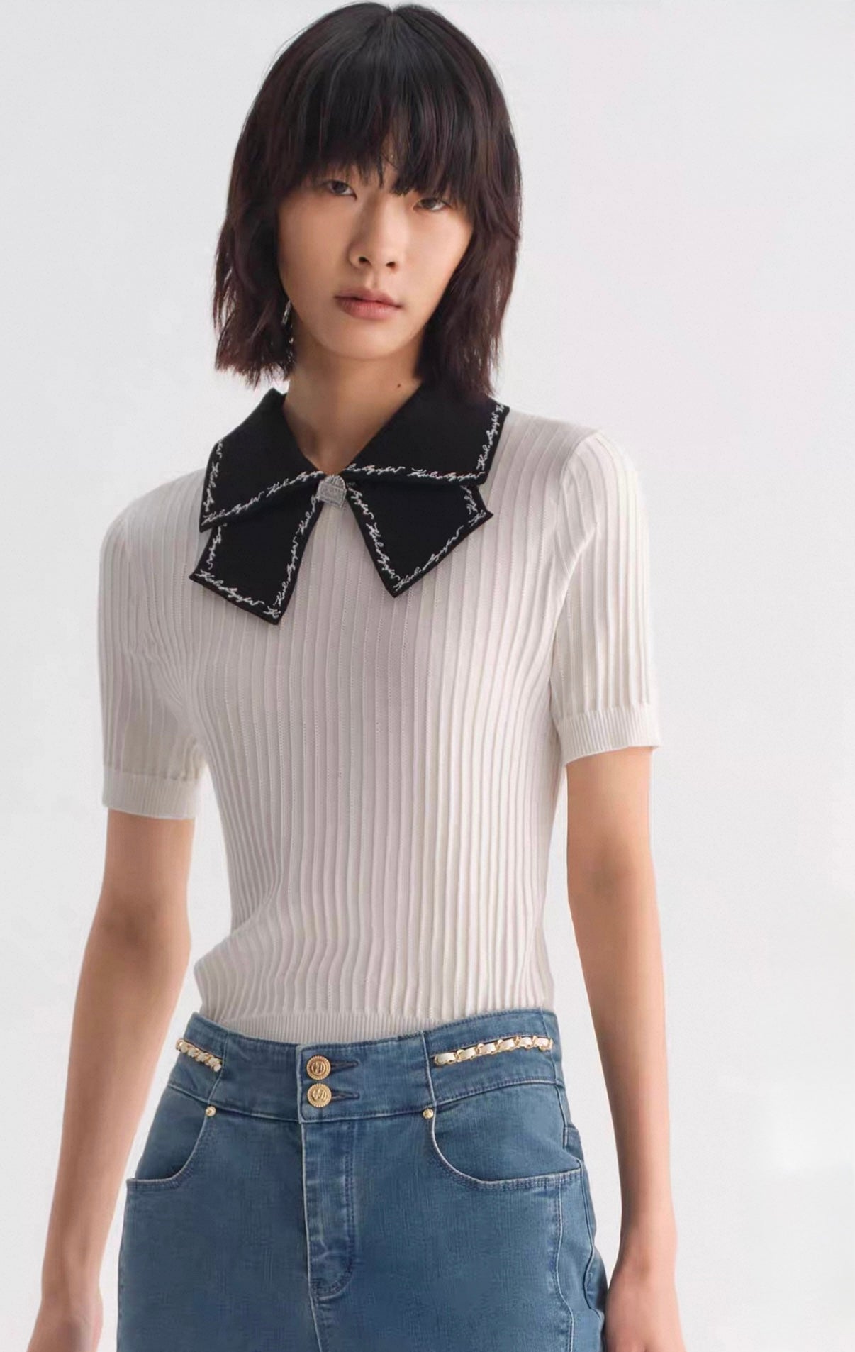 0049 Karl Lagerfeld կարճաթև բլուզ