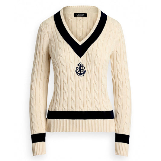 0655 Ralph Lauren երկարաթև գործվածքից բլուզ