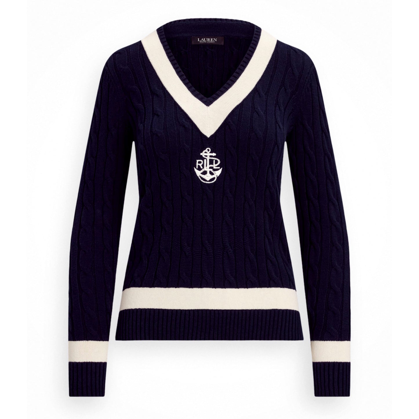 0655 Ralph Lauren երկարաթև գործվածքից բլուզ