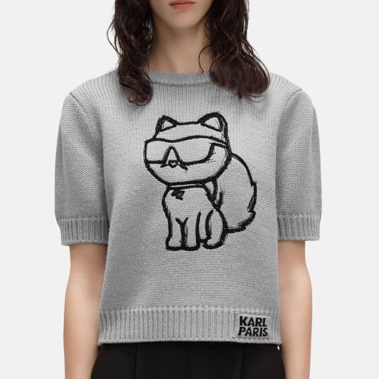0046 Karl Lagerfeld կարճաթև բլուզ