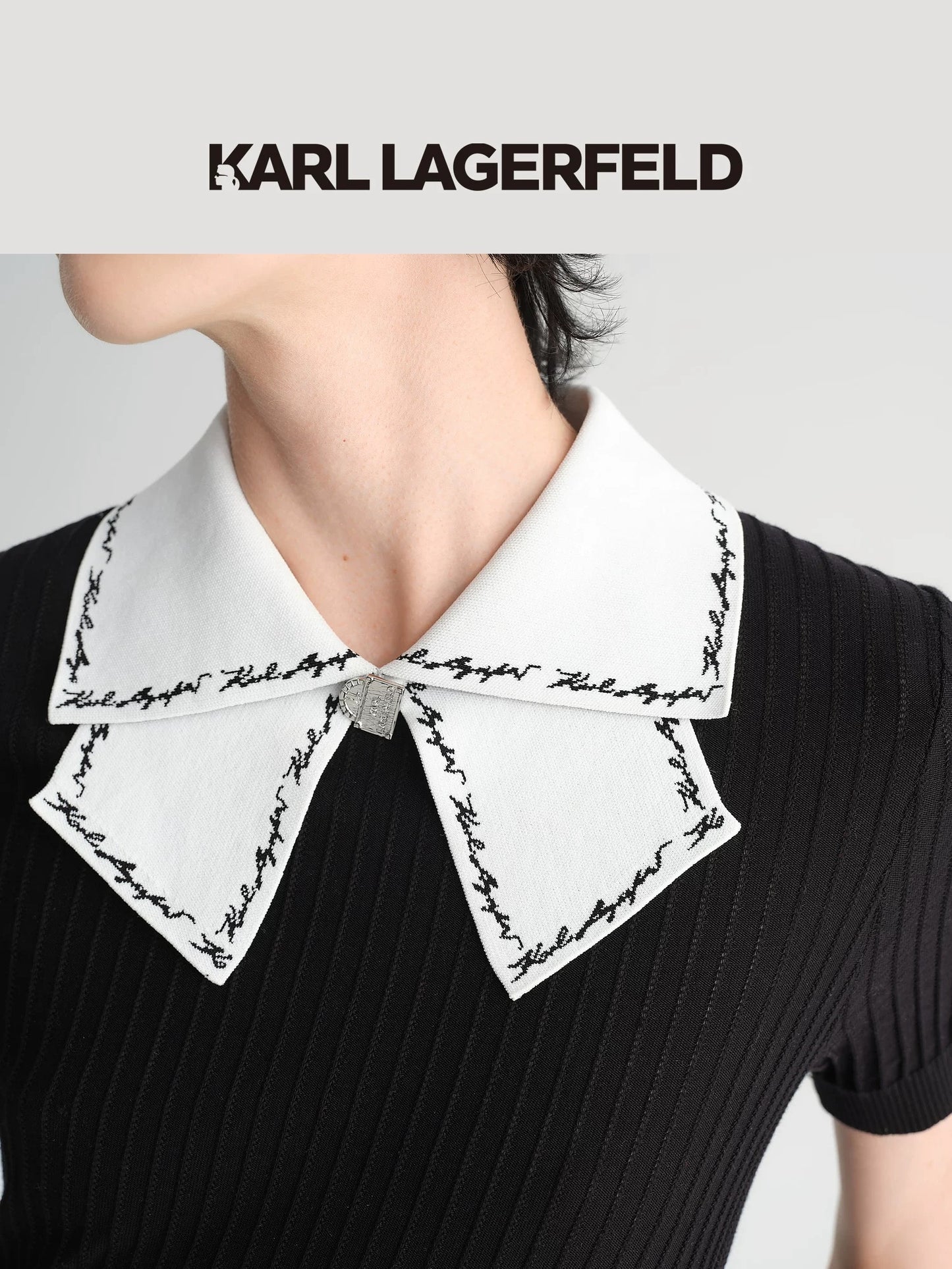 0049 Karl Lagerfeld կարճաթև բլուզ