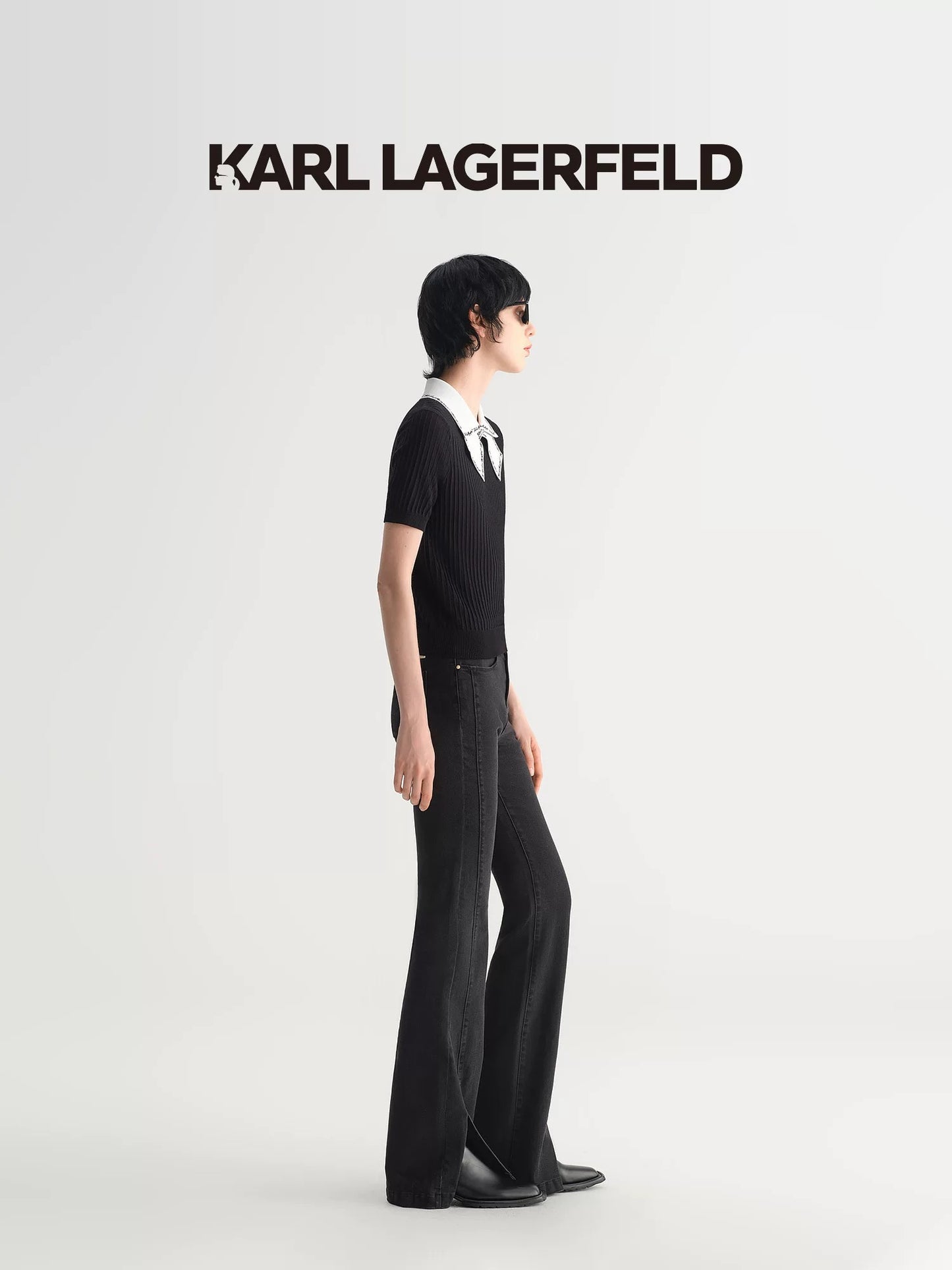0049 Karl Lagerfeld կարճաթև բլուզ