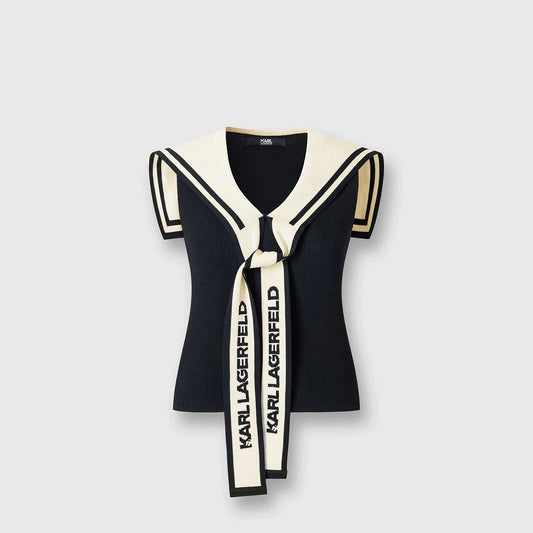 0150 Karl Lagerfeld անթև բլուզ