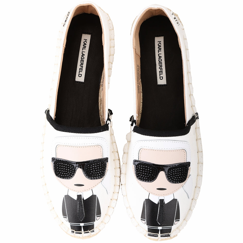 0162 Karl Lagerfeld ծղոտե տակերով կոշիկ