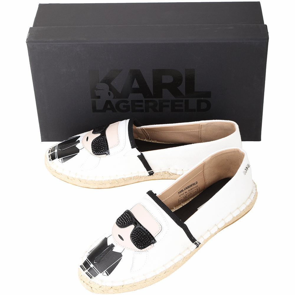 0162 Karl Lagerfeld ծղոտե տակերով կոշիկ