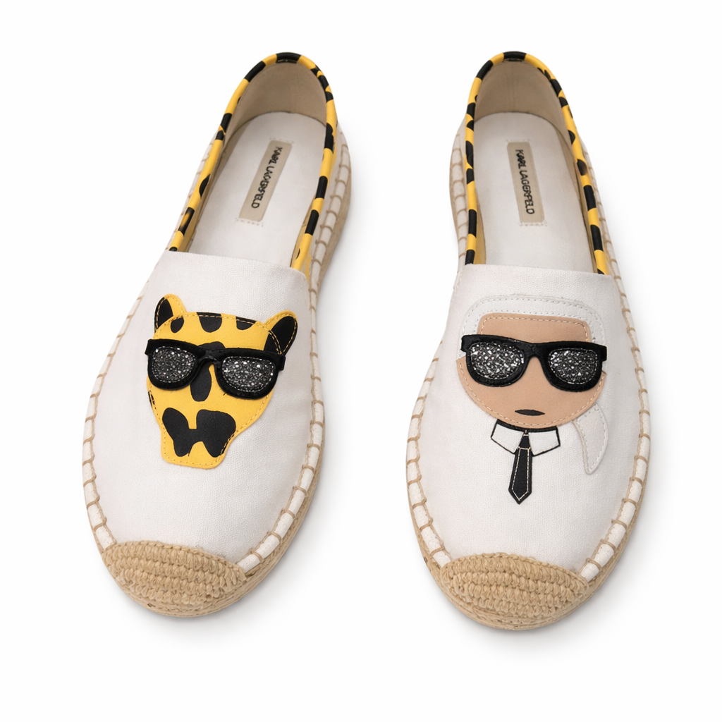 0163 Karl Lagerfeld կոշիկ ծղոտե տակերով