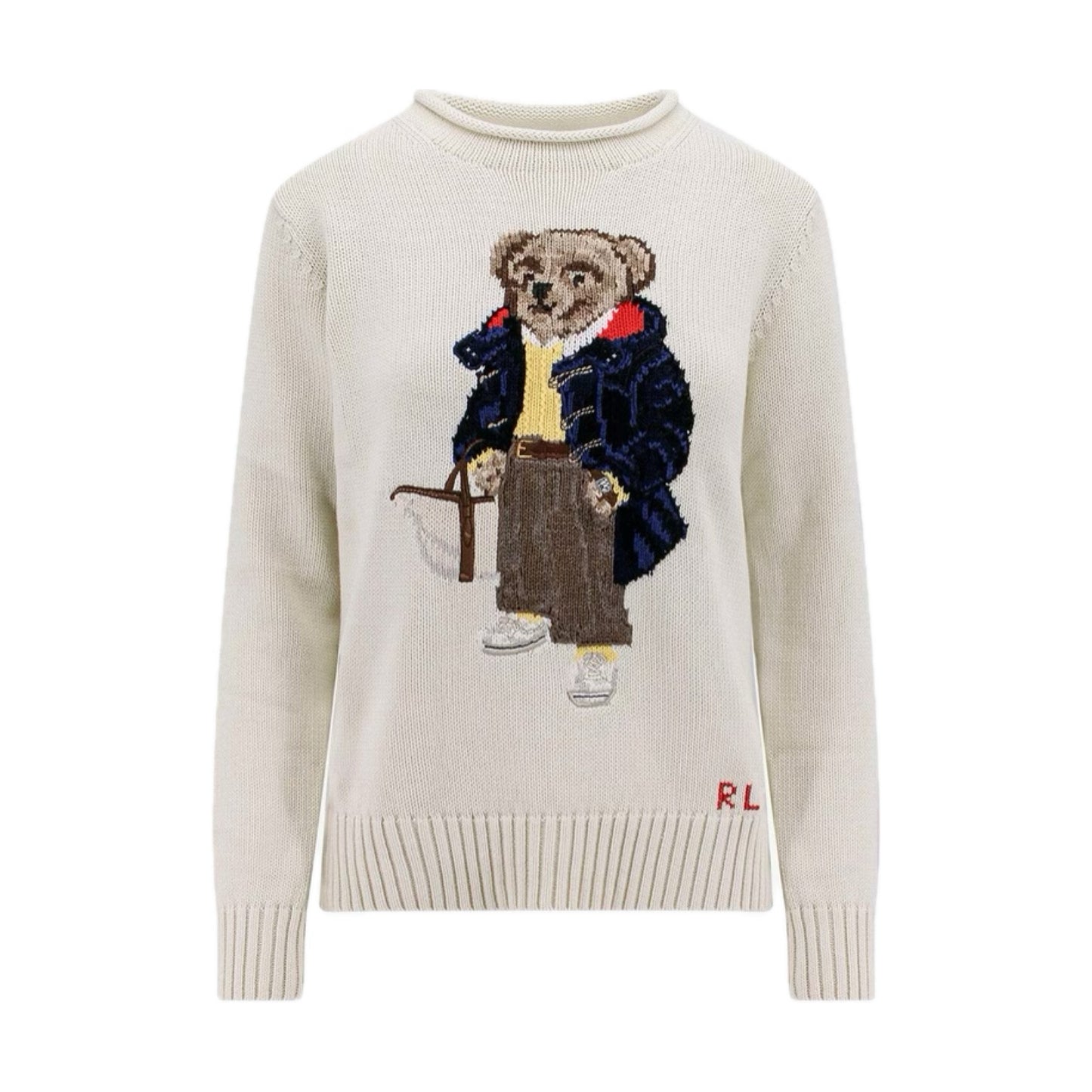 0420 Ralph Lauren գործվածքից բլուզ