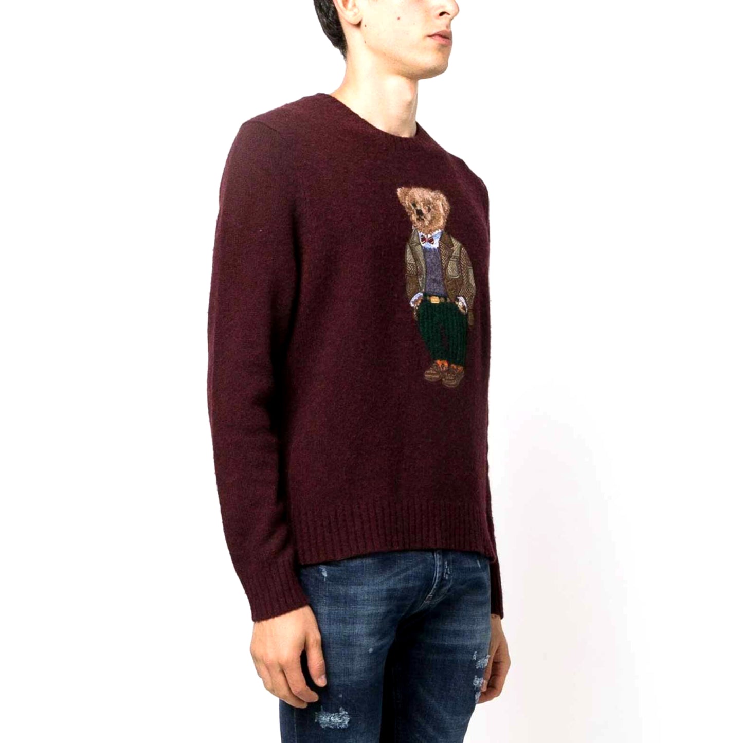 0505 Ralph Lauren արջուկով գործվածքից բլուզ